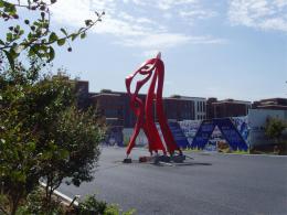 hj1732 不銹鋼雕塑—舞_青島國際服裝城不銹鋼雕塑、石雕、玻璃鋼雕塑_濱州宏景雕塑有限公司