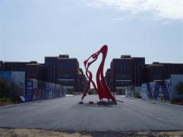 hj1735 不銹鋼雕塑—舞_青島國際服裝城不銹鋼雕塑、石雕、玻璃鋼雕塑_濱州宏景雕塑有限公司