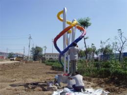 hj1741 不銹鋼雕塑-針線之魅_青島國際服裝城不銹鋼雕塑、石雕、玻璃鋼雕塑_濱州宏景雕塑有限公司