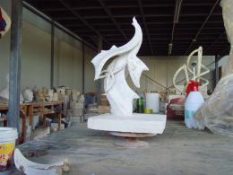 hj1748 不銹鋼雕塑—凌空之剪 小稿_青島國際服裝城不銹鋼雕塑、石雕、玻璃鋼雕塑_濱州宏景雕塑有限公司